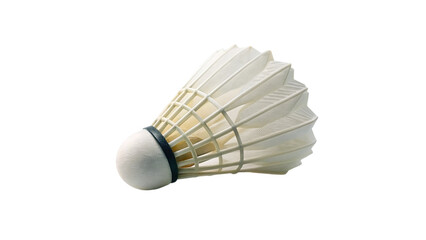 Badminton ball isolated on transparent background