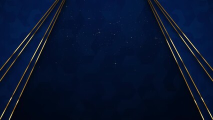 Particles gold bokeh framing event awards trailer titles cinematic concert openers luxury presentation background loop