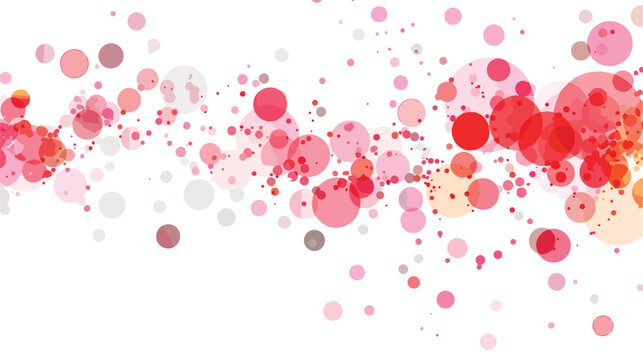 Light Red vector backdrop with circles