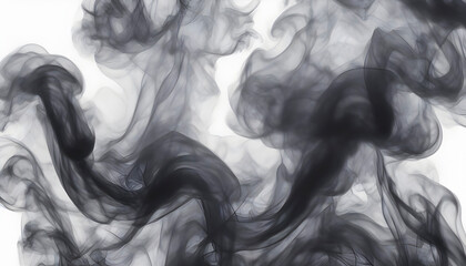 Abstract colored smoke elements.