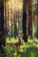 small young deer