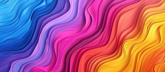 Obraz premium Vibrant colorfulness of purple, pink, violet, and magenta swirl together in a mesmerizing marble texture. The pattern resembles a painting with tints and shades, accented with pops of electric blue