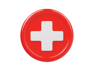 Fototapeta premium Medical icon 3d render illustration 