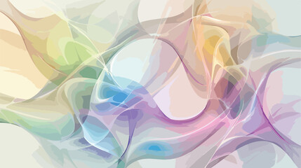 Rendering abstract multicolor fractal light background