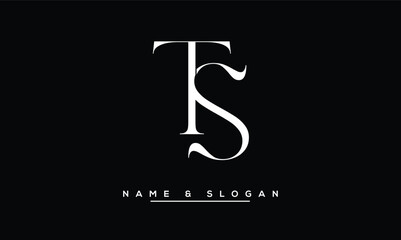 TS, ST, T, S Abstract Letters Logo Monogram