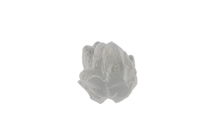 a crystal flower on a white background