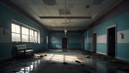 Obraz premium old abandoned hospital