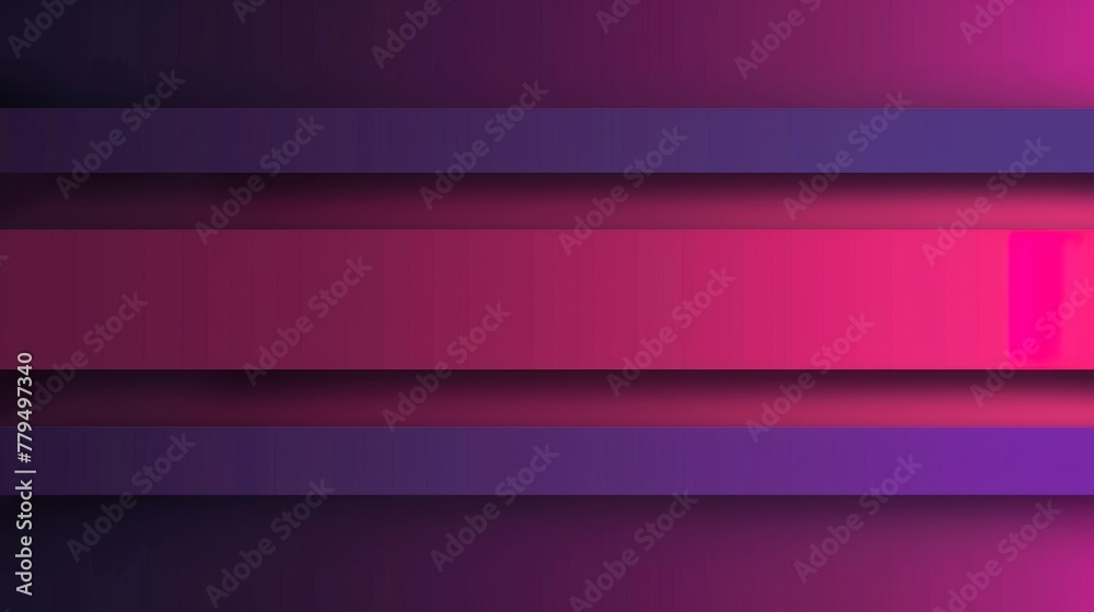 Fototapete craft a minimalist design with two horizontal bars in pink and purple suitable for adding text ai ge