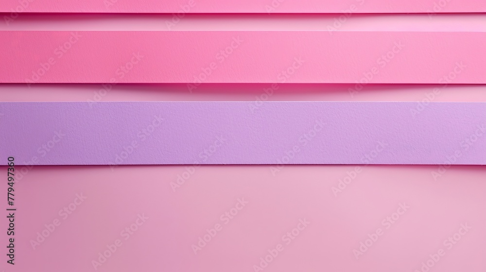 Fototapete craft a minimalist design with two horizontal bars in pink and purple suitable for adding text ai ge
