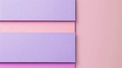 Craft a minimalist design with two horizontal bars in pink and purple suitable for adding text  AI generated illustration