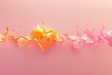 Light pink background with a single yellow sound wave transforming.