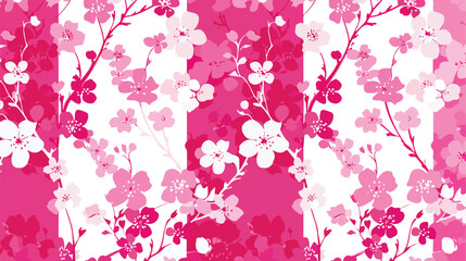 Vector pattern. Pattern with spring flowers 