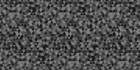 Modern abstract geometric polygon background. Abstract polygon triangle background vector illustration. Gray and black Polygon Mosaic Background.	
