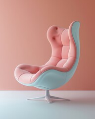 Artistic Surreal Chair Blending Human Features and Furniture Design - 779501186