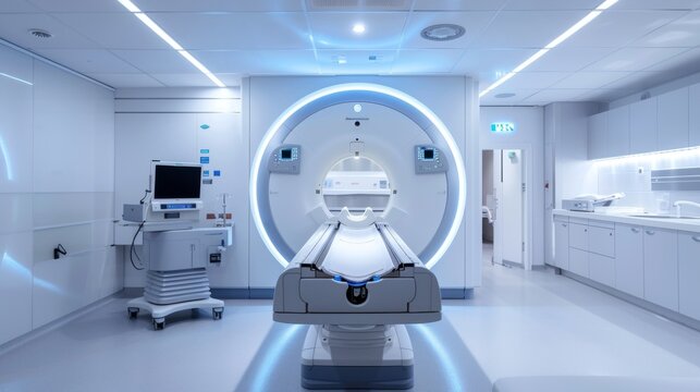 Enhancing medical imaging through advanced digital technologies  AI generated illustration