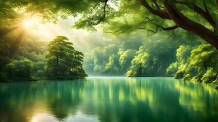 Beauty of the nature landscape background  