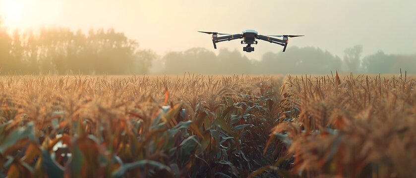 Utilizing smart drones for automated agricultural field monitoring, enhancing efficiency and innovation in farming practices