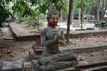Prayer statue.