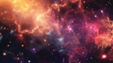Foto op Aluminium Stars dust and gas nebula in a far galaxy. Elements © Austin