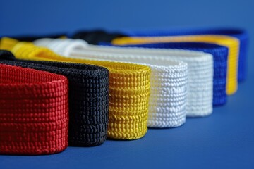 Mastering Martial Arts Belt System: Understanding the Ranks of Taekwondo, Karate, Judo, and Jujitsu, Including Black Belt and Yellow Belt