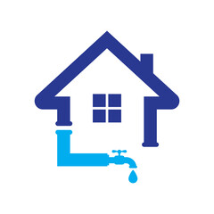home plumbing repair logo design