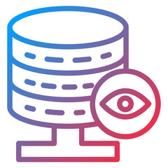 Vector Design Database Vision Icon Style