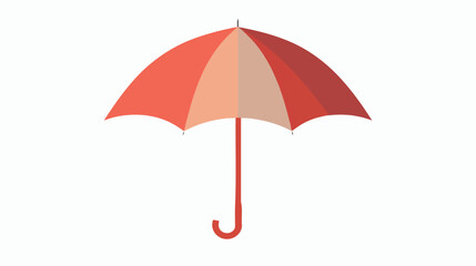 Umbrella icon Flat vector isolated on white background