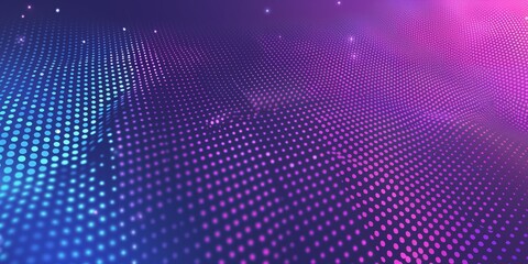 Blue to Purple Gradient Dotted Pattern