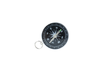 PNG compass isolated on white background.