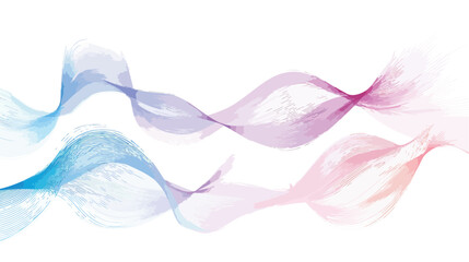 Wave Lines.abstract background .Vector Illustration.