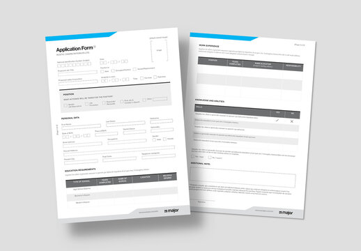 Application Form Template
