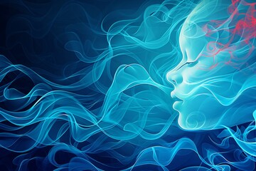 abstract background for National Stop Snoring Week