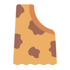 Clothing caveman fabric icon