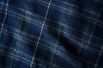 navy blue dark natural cotton linen textile texture background banner panorama silk satin curtain pattern with copy space for photo text or product - obrazy, fototapety, plakaty