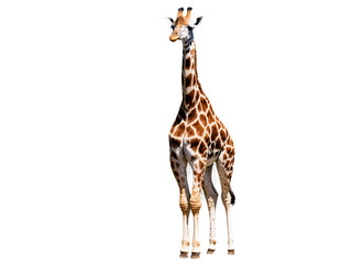 Obraz premium giraffe isolated on white