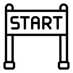 Starting line icon