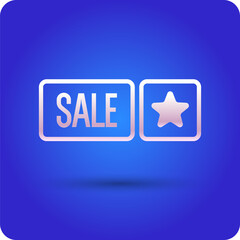 An image to advertise the sale. Poster for advertising discounts. Vector graphics. - 779535992