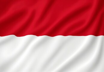 Indonesia Flag background. AI Generative