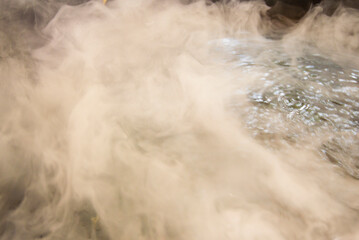 Image of smoke with movement and diffusion
