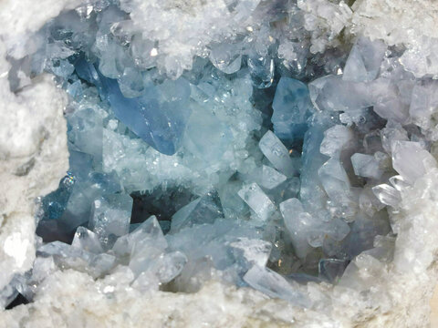 celestine mineral texture