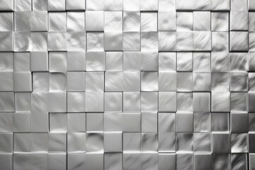 Abstract silver background with small squares