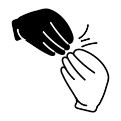 Fototapeta premium Check out doodle icon of more sign 