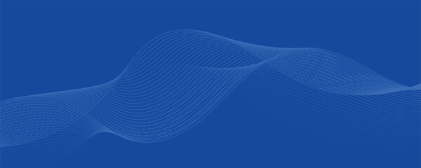 abstract blue technology background with waves
