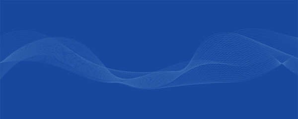 abstract blue technology background with waves
