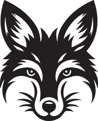 Fototapeta premium Vector illustration Design of Fox Face