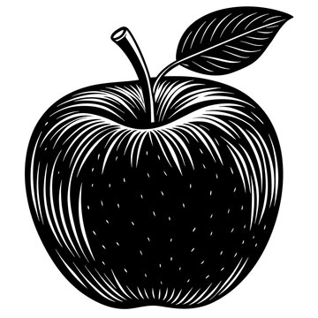 illustration of apple, black apples silhouette vector illustration,icon,svg,apple characters,Holiday t shirt,Hand drawn trendy Vector illustration,pineapple on a white background