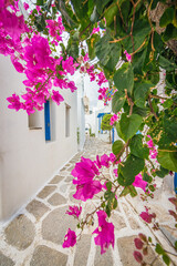 Fototapeta na wymiar Prodromos village, in Cyclades Archipelago, Greece.