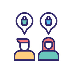 Customer vector icon