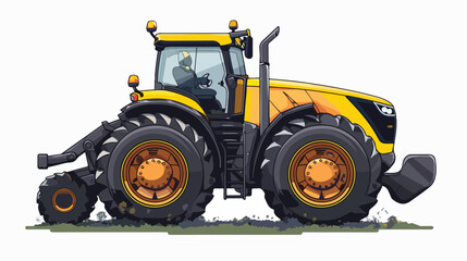 Farm machine art design logo icon sign symbol templat