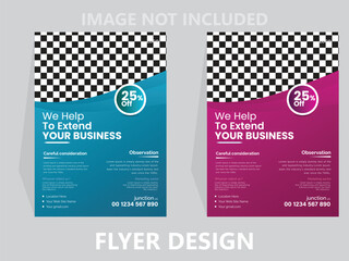 Business Flyer design template.